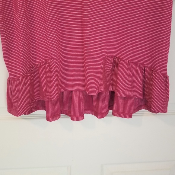 Ellen Tracy Hi Lo Knit Top NWT Large Orchid White - Picture 5 of 7